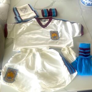 Vintage West Ham UTD Soccer Uniform